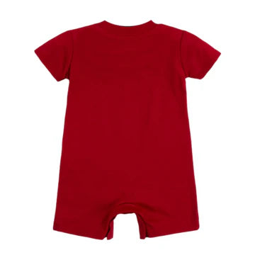 Jordan® Baby/Toddler 23 Romper & Bootie 2-Piece Set - Red | Cute Infant Outfit for Boys & Girls | Perfect for Playdates, Parties & Photo Shoots
