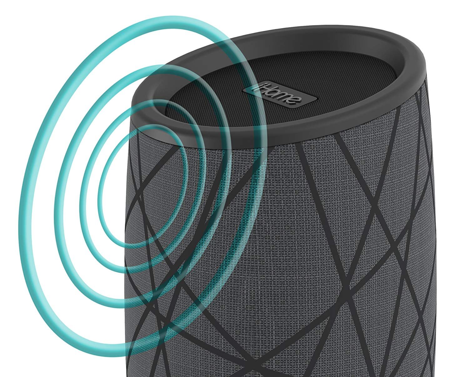 iHome iBT77 Portable Bluetooth Speaker with Speakerphone, Splashproof Fabric & Rich Bass - Perfect for Outdoor, Pool Parties & Travel