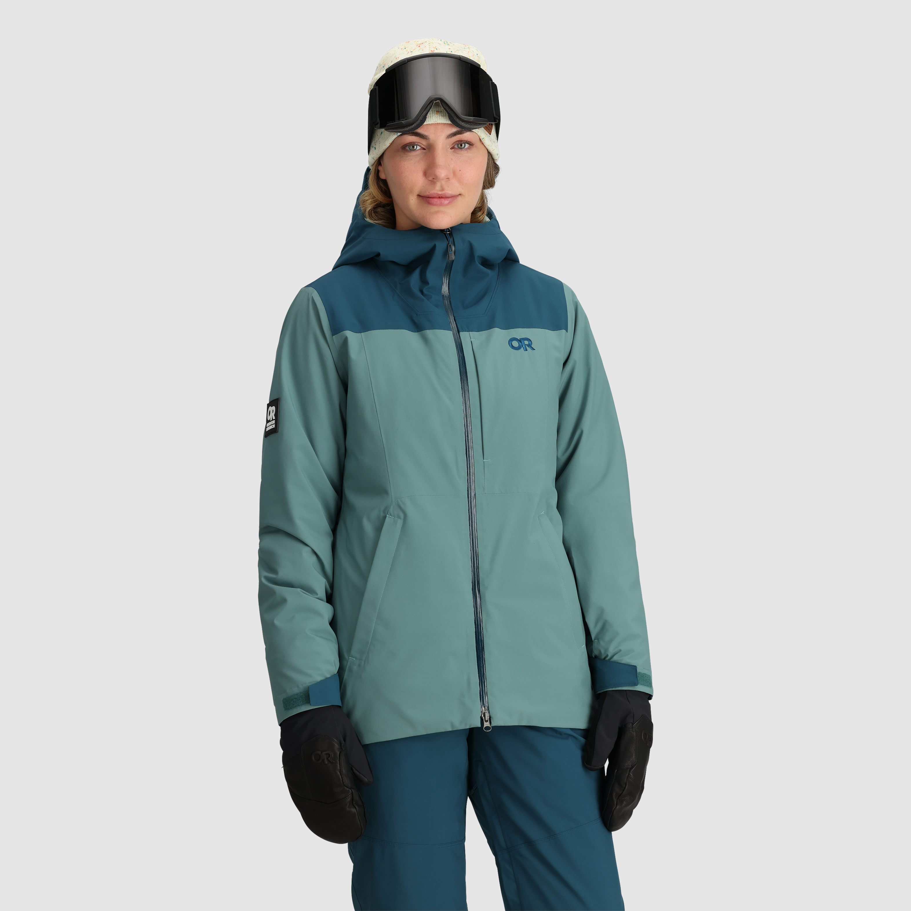 Women's Waterproof Insulated Snowcrew Jacket - Winter Warm Windproof Ski Coat for Snowboarding & Outdoor Activities