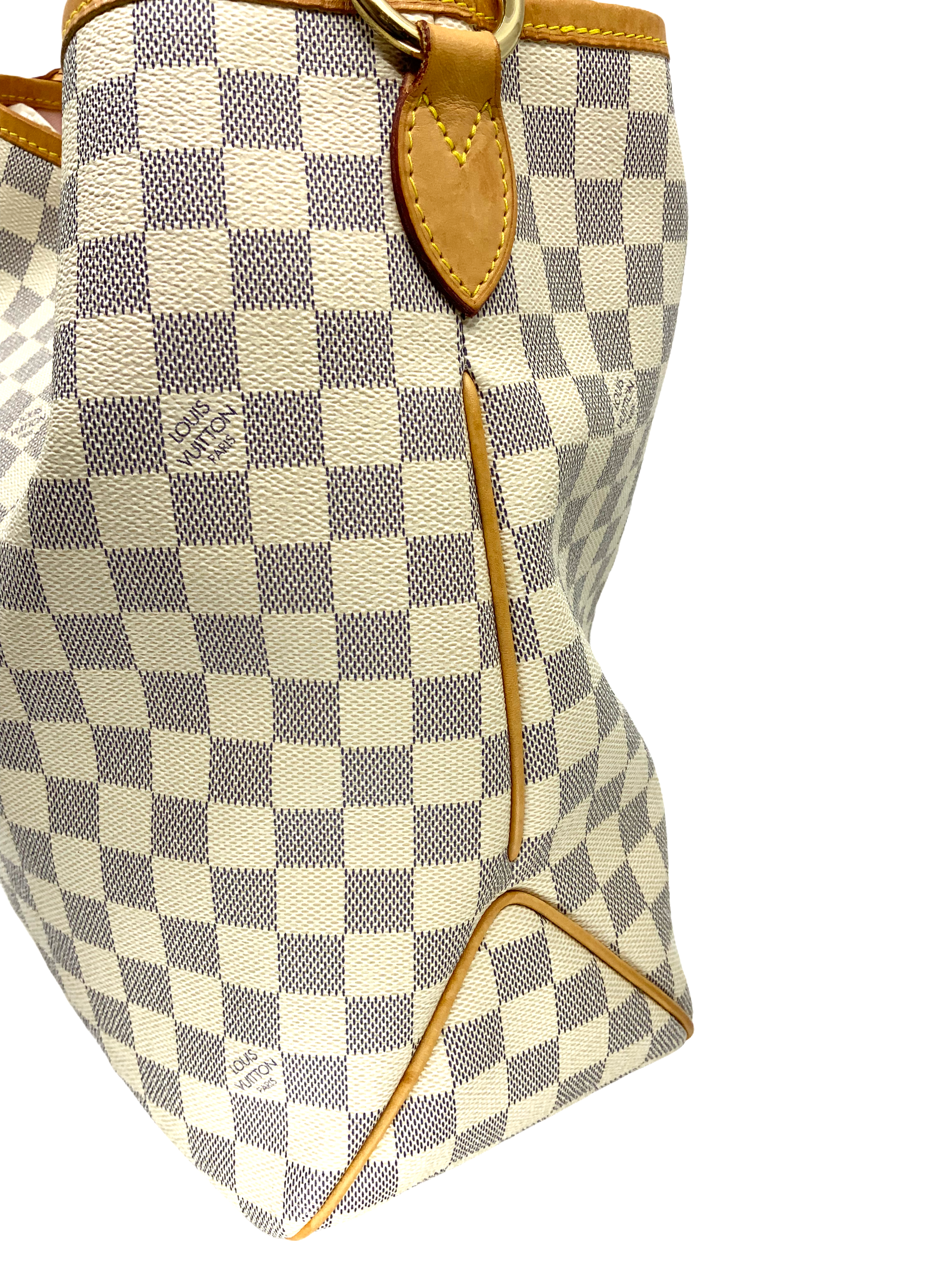 Authentic Louis Vuitton Damier Azur Canvas Delightful NM MM Handbag - Luxury Tote for Women, Perfect for Work, Travel & Everyday Use