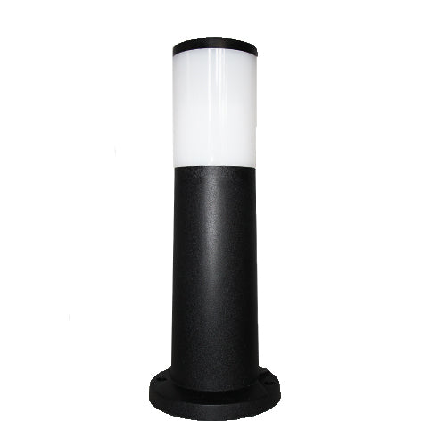 Amelia Small/Medium/Large Opal LED 6W Bollard Post Light - Outdoor Landscape Lighting for Garden, Pathway, and Driveway Illumination