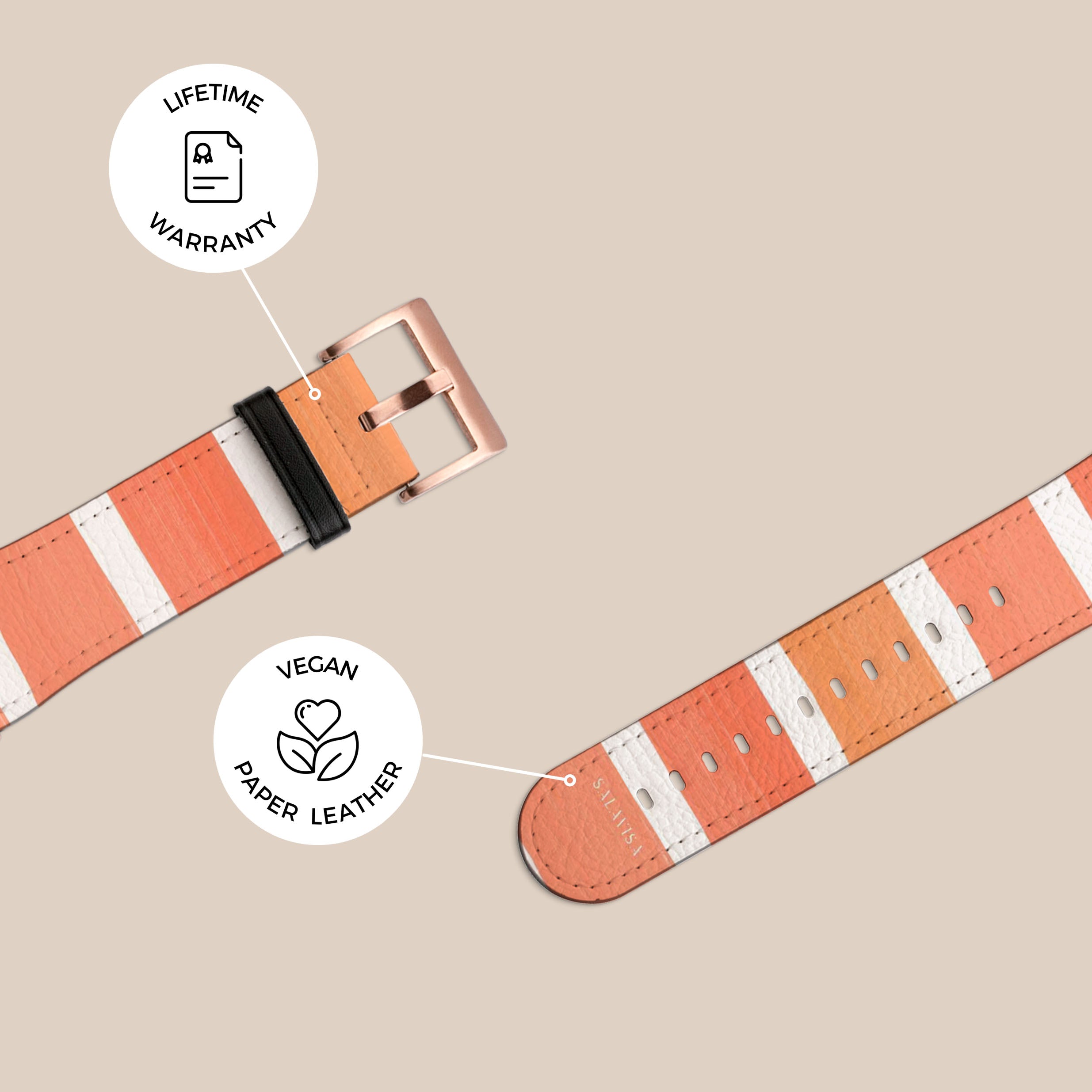 Galaxy Watch Band with Sunset Stripes Design - Stylish & Durable Replacement Strap for Samsung Galaxy Watch - Perfect for Workouts, Daily Wear & Outdoor Activities