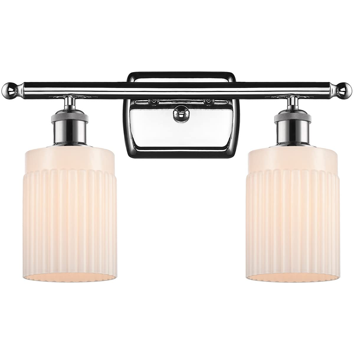 Innovations 516-2W-PC-G341-LED Hadley 2-Light Bathroom Vanity Light Fixture - Polished Chrome Finish - Ballston Collection - Perfect for Bathroom Mirror Lighting and Modern Home Decor