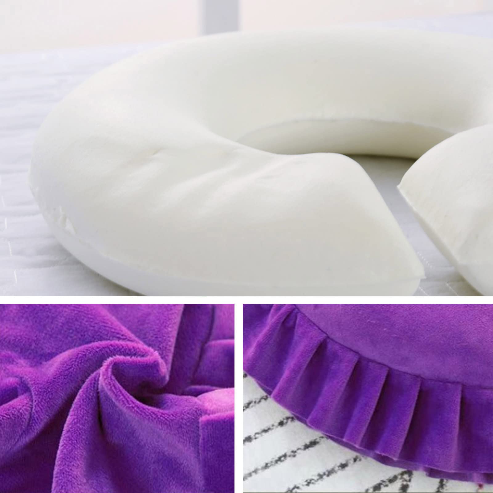 Professional Beauty Salon Breast & Facial Pillow for Massage Tables - Comfortable Face Cushion & Feminine Bolster Support for Spa, Massage Therapy & Facial Treatments - Perfect for Salon Relaxation & Client Comfort