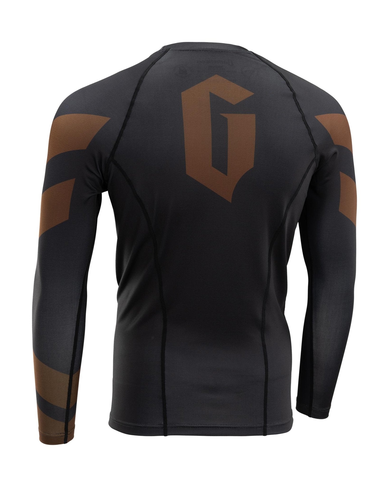 Men's Long Sleeve Pro Ranked Rash Guard - UPF 50+ Sun Protection for Surfing, MMA & Water Sports