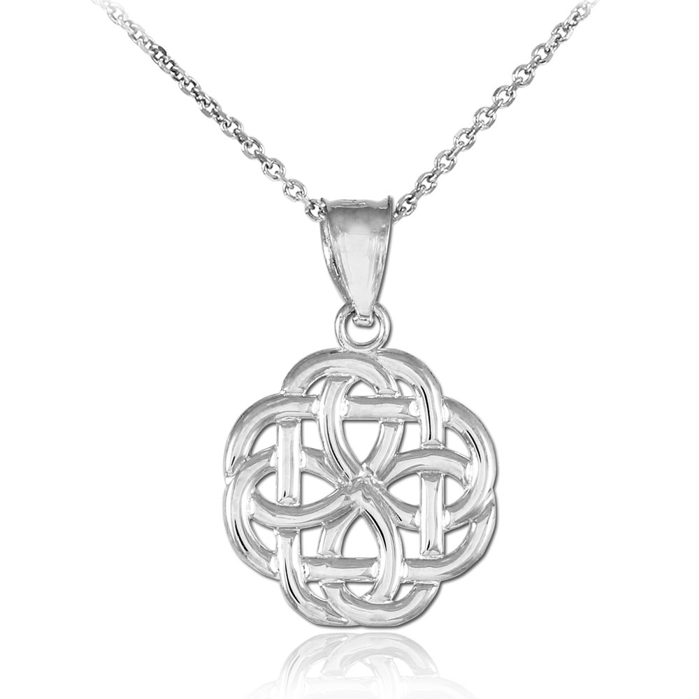925 Sterling Silver Triquetra Celtic Trinity Knot Charm Pendant Necklace - Perfect for Gifts, Spiritual Jewelry & Celtic Heritage Celebration