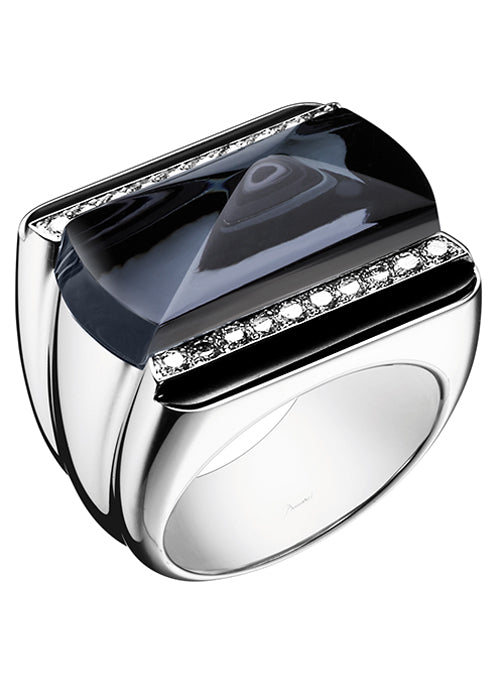 LUXOR Diamond & Crystal Ring for Women - Elegant Stackable Fashion Jewelry for Parties, Weddings & Special Occasions