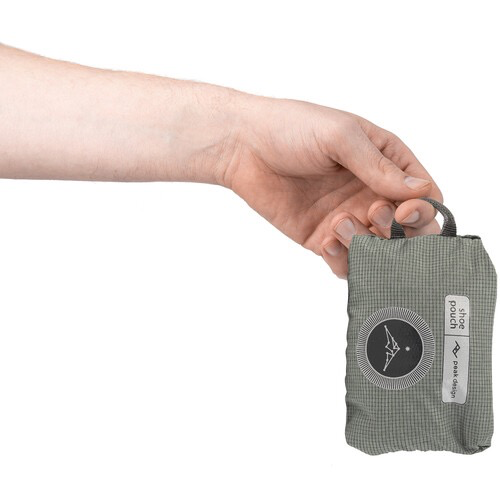 Peak Design Travel Shoe Pouch - Waterproof & Compact Shoe Storage Bag for Travel, Gym & Work (Sage Green) | Perfect for Business Trips, Workout Gear & Organization