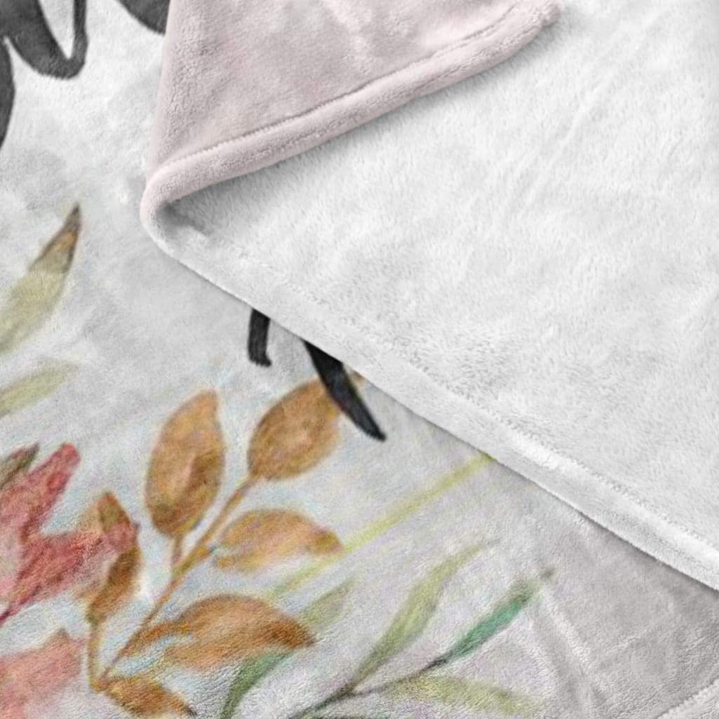 Christian Prayer Blanket with Psalm 4:7 Bible Verse - Soft Fleece Religious Blanket for Worship, Bible Study & Comfort - Inspirational Jesus Blanket for Church, Home & Gifts