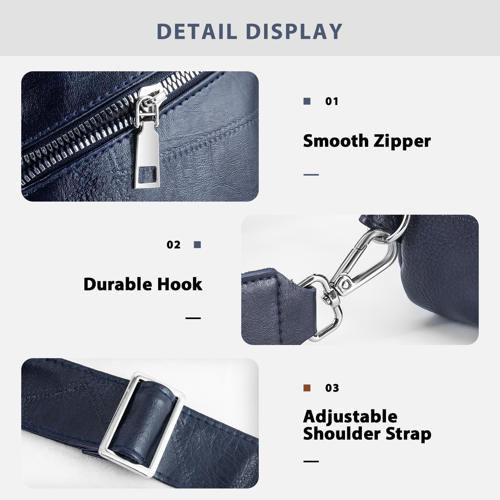 Trendy Faux Leather Crossbody Sling Bag for Women - Stylish Chest Purse & Fanny Pack for Everyday Use, Travel, and Outdoor Activities