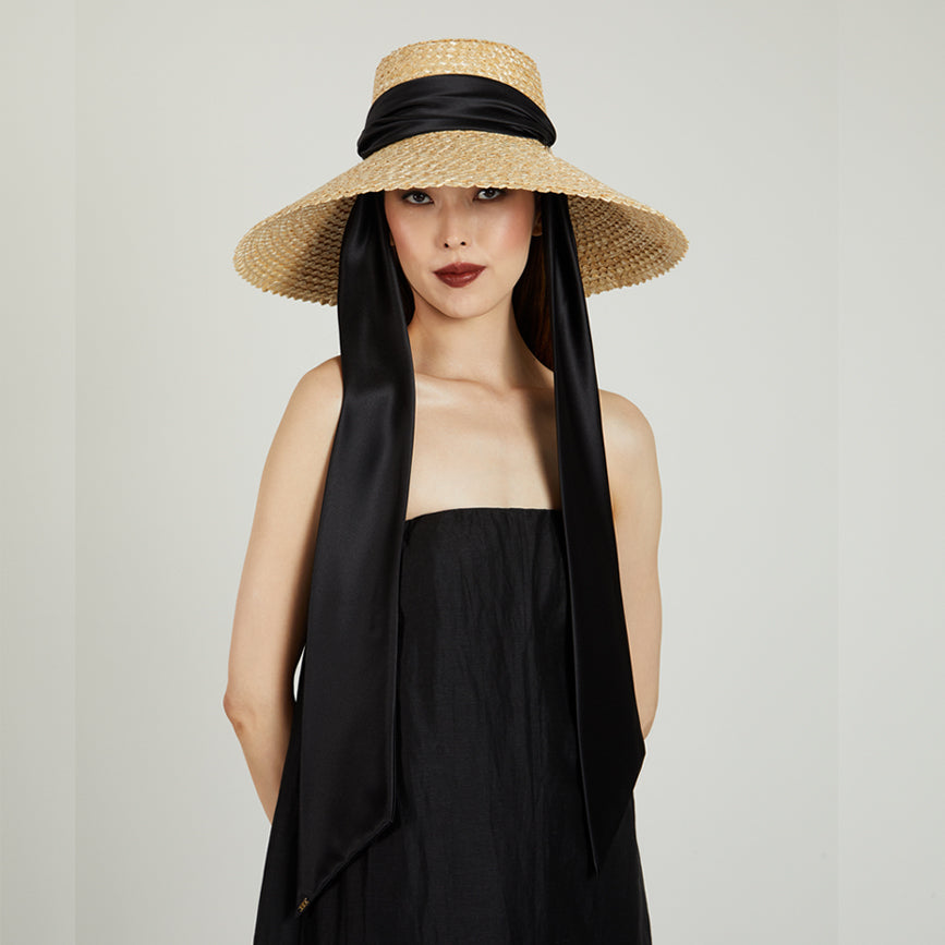 Stylish Mirabel Wide Brim Sun Hat for Women - UPF 50+ UV Protection Summer Beach Hat - Perfect for Outdoor, Travel, and Vacation