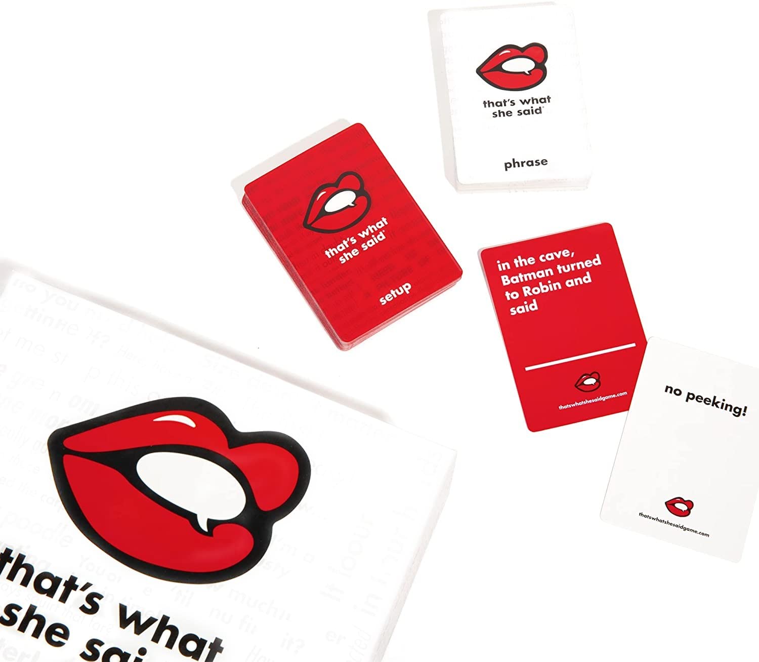 That's What She Said Game - Hilarious Adult Party Card Game for Ages 17+ | Perfect for Bachelorette Parties, Game Nights & Icebreaker Activities