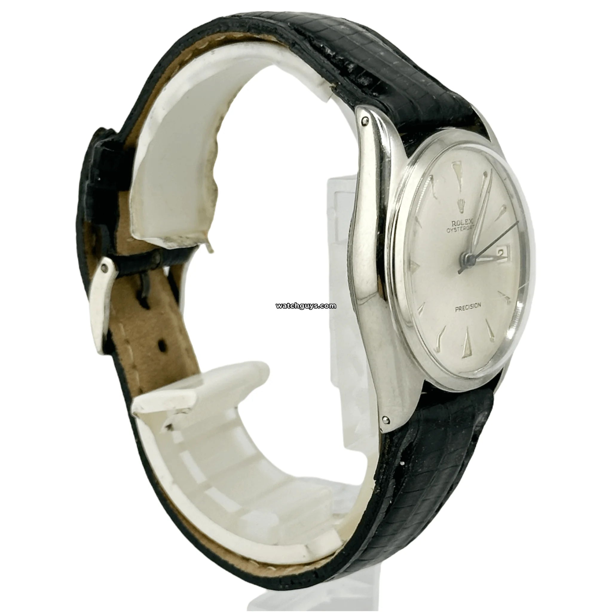 Vintage Rolex Oysterdate 6094 Men's Silver Watch - Luxury Classic Timepiece for Business, Formal & Special Occasions