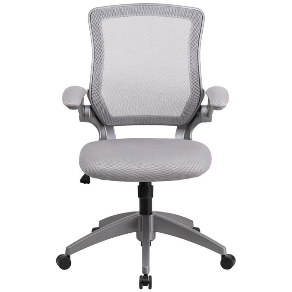 UrbanPro Contemporary Mesh Swivel Office Chair - Ergonomic Gray Desk Chair with Adjustable Height & Lumbar Support - Perfect for Home Office, Gaming & Workspace