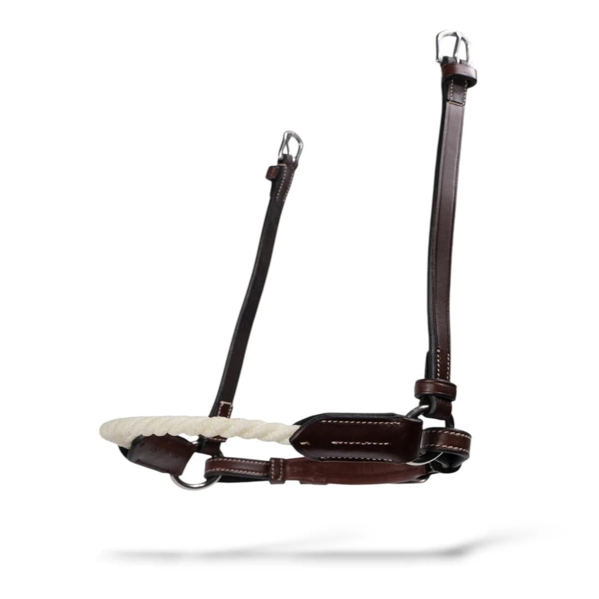 AJR Crank Drop Rope Noseband for Horses - Comfortable & Adjustable Equestrian Training Gear - Perfect for Dressage, Jumping & Trail Riding