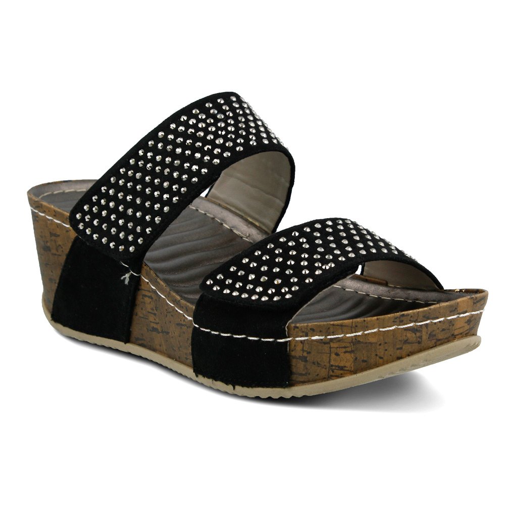 Spring Step Women's Patrizia Delphine Comfortable Slip-On Loafers - Black | Casual & Office Wear | Perfect for Work, Travel & Everyday Use