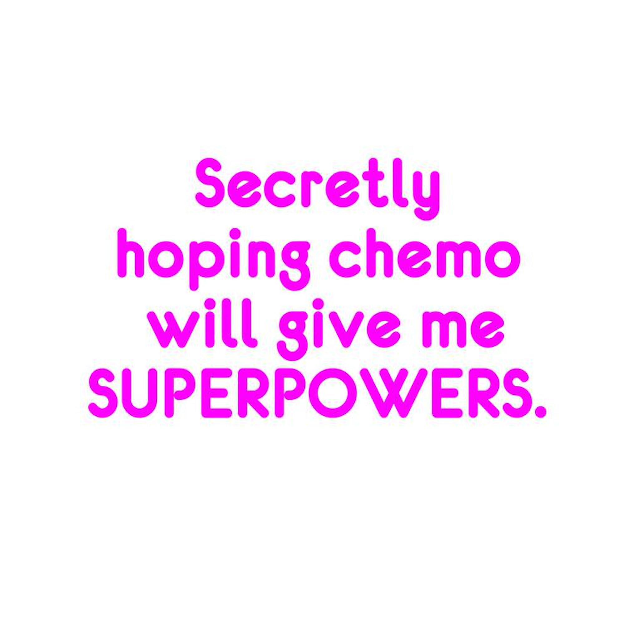Funny Cancer Chemo Superpowers Pink Oval Car Magnet - Euro Oval Bumper Magnet for Cars & Vehicles | Inspirational Gift for Cancer Survivors & Patients