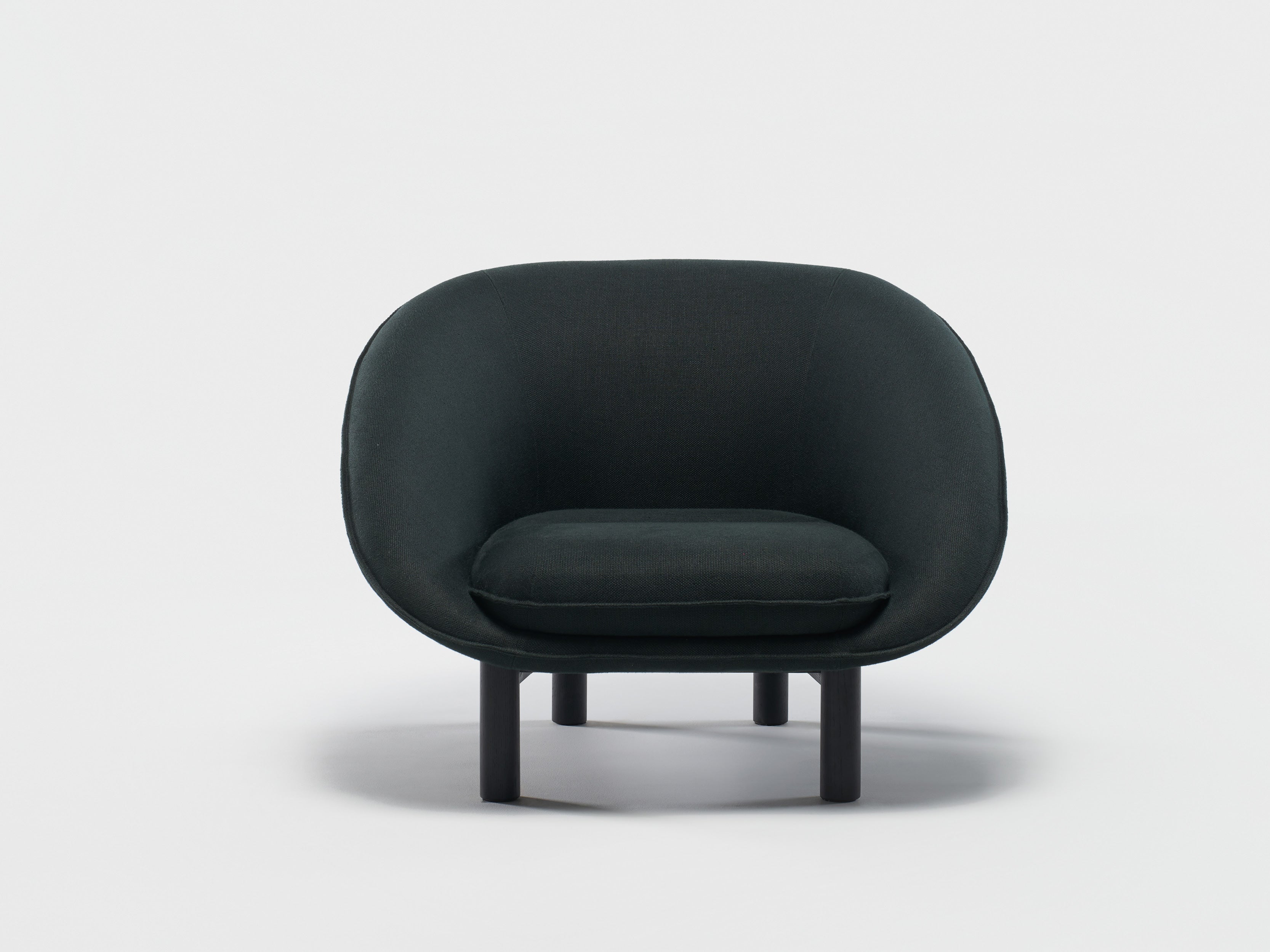 Portobello Chair - Modern Accent Chair for Living Room, Bedroom, or Office - Comfortable Upholstered Lounge Chair with Sturdy Wooden Legs - Perfect for Reading, Relaxing, and Home Decor