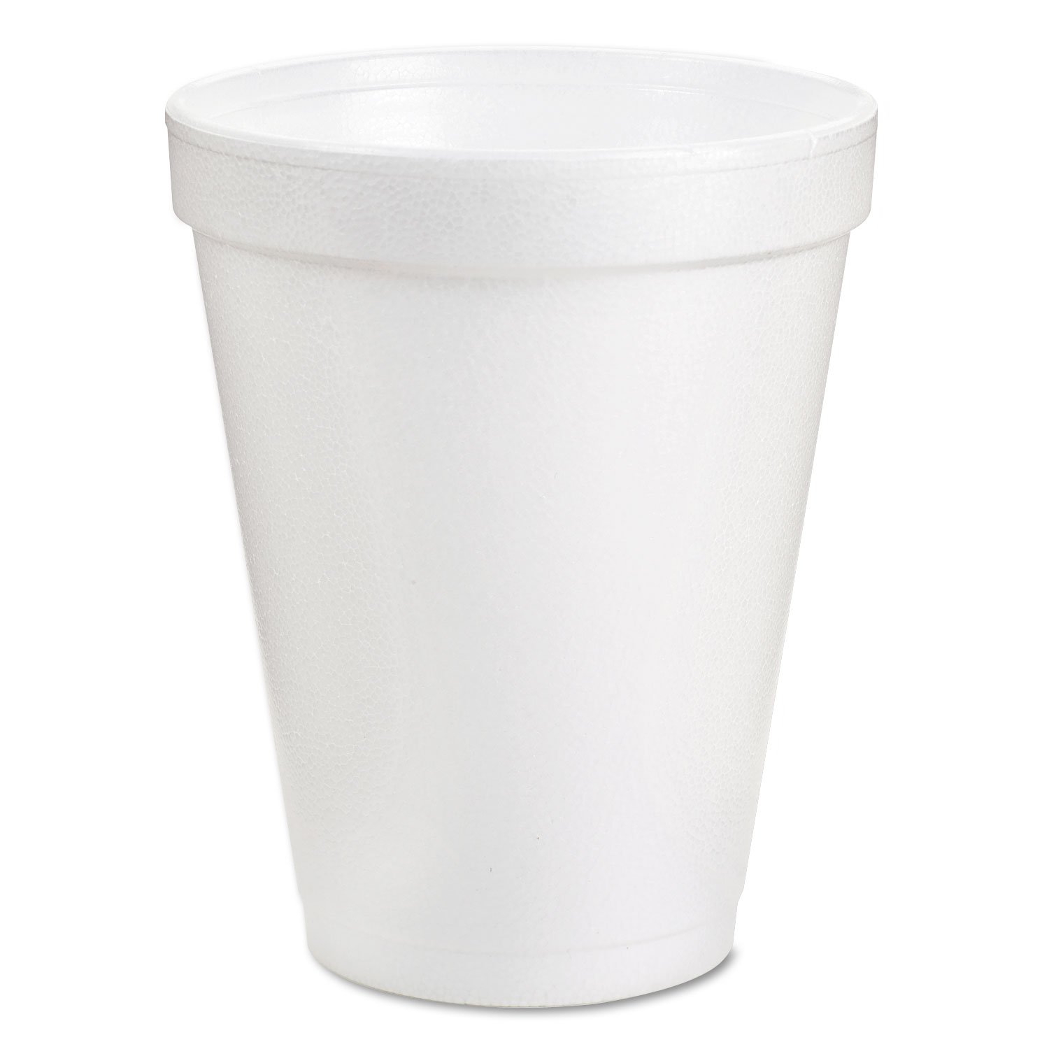 DCC8J8 - 8 oz White Disposable Foam Cups for Hot & Cold Drinks - Perfect for Coffee, Tea, Soda, and Party Beverages