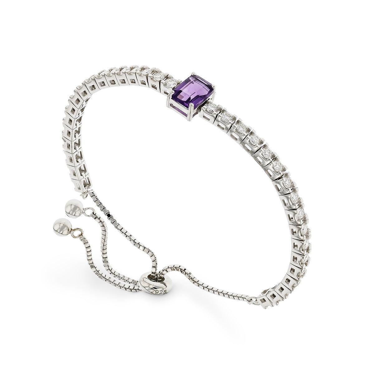 Natural Octagon Dark Amethyst Healing Bracelet for Women - Spiritual Protection, Stress Relief & Chakra Balancing - Perfect for Meditation, Yoga & Energy Cleansing