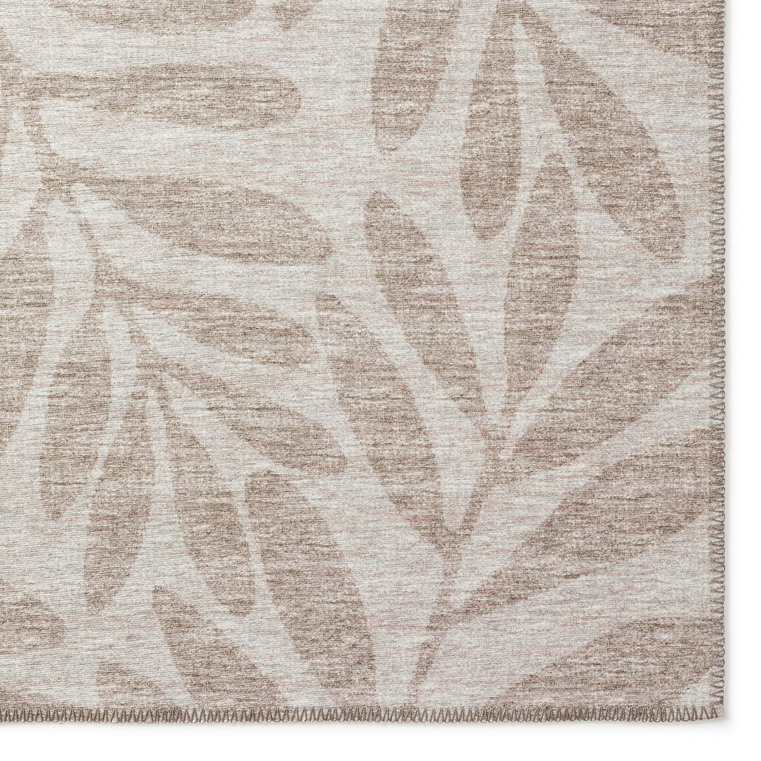 Addison Rugs Yuma AYU35 Taupe 8' x 10' Area Rug - Soft Modern Boho Living Room Carpet for Bedroom, Dining Room & Home Decor