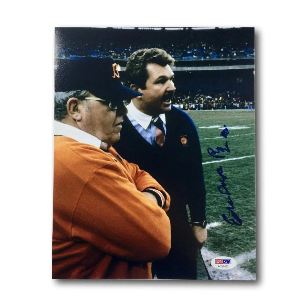 Buddy Ryan Signed 8x10 Photo with COA & PSA DNA Authentication - Chicago Bears Football Autograph - Perfect for Sports Memorabilia Collectors and Bears Fans Display