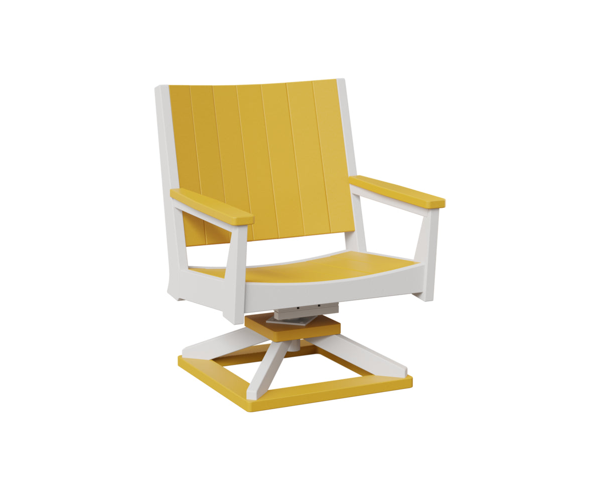 Sunburst Yellow on White
