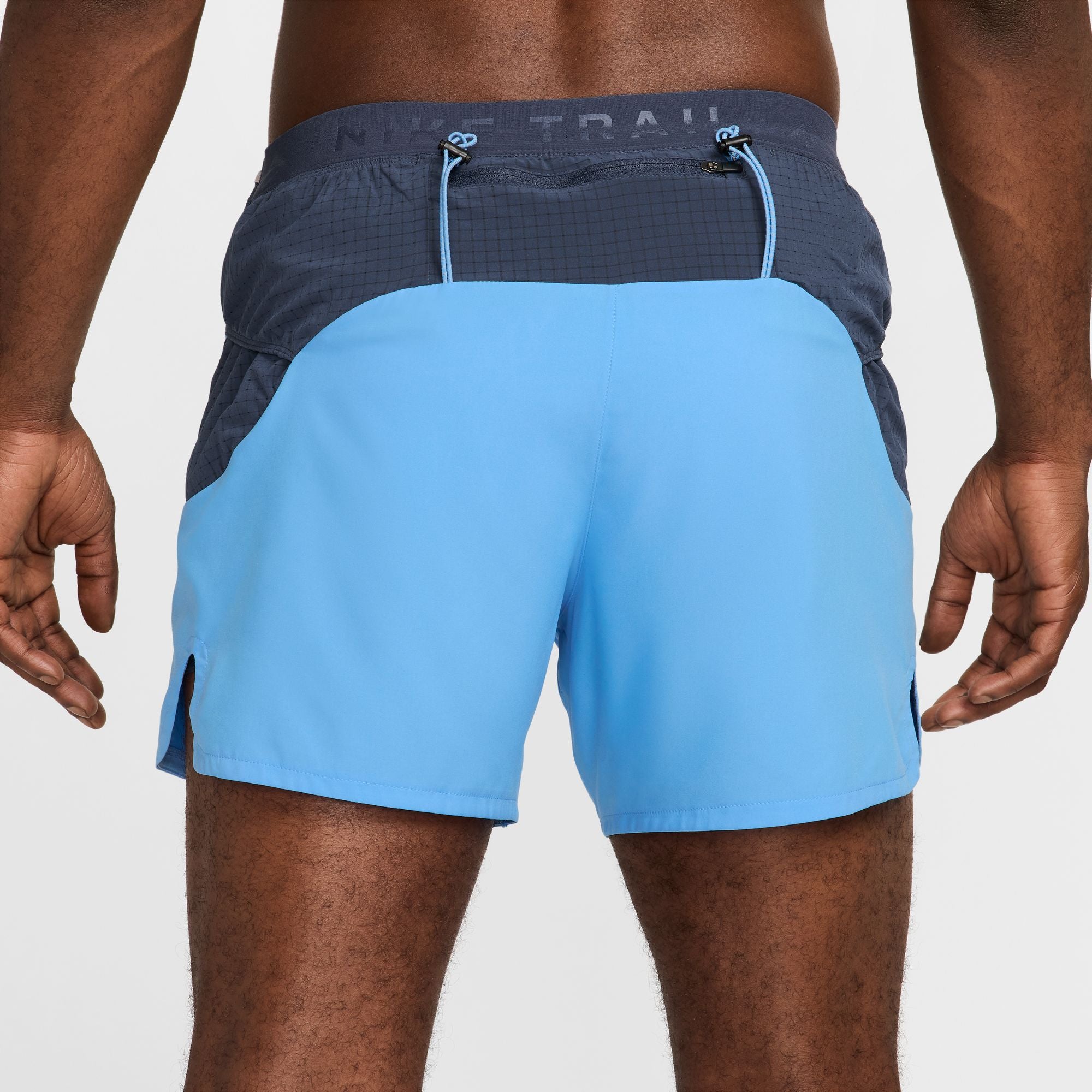 Men's Nike Trail Second Sunrise 5 Dri-FIT ADV Lined Running Shorts - Breathable Quick-Dry Workout Shorts for Hiking, Jogging & Gym Training (University Blue/Thunder Blue/Black)