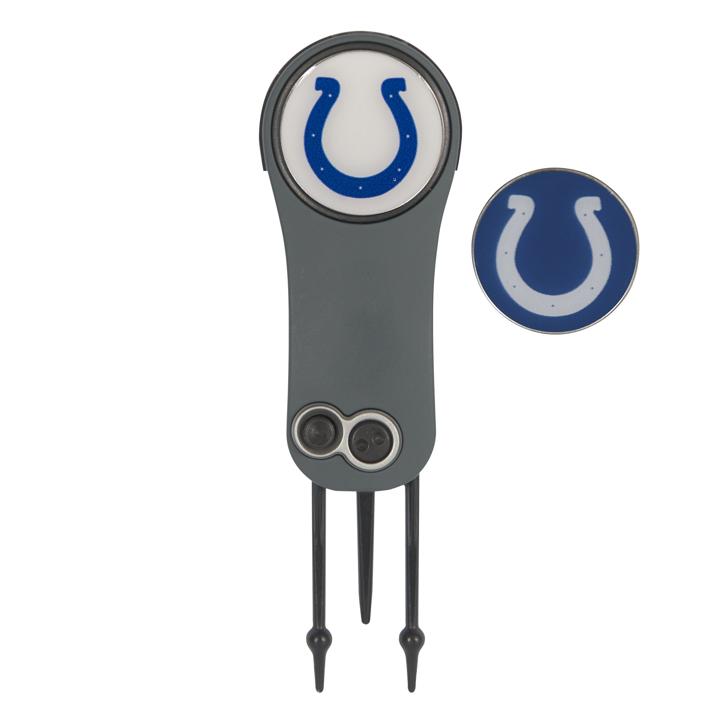 NFL Switchblade Multi-Tool with 2 Golf Ball Markers - Compact & Durable for Quick Club Repairs & On-Course Marking - Perfect for Golfers & NFL Fans