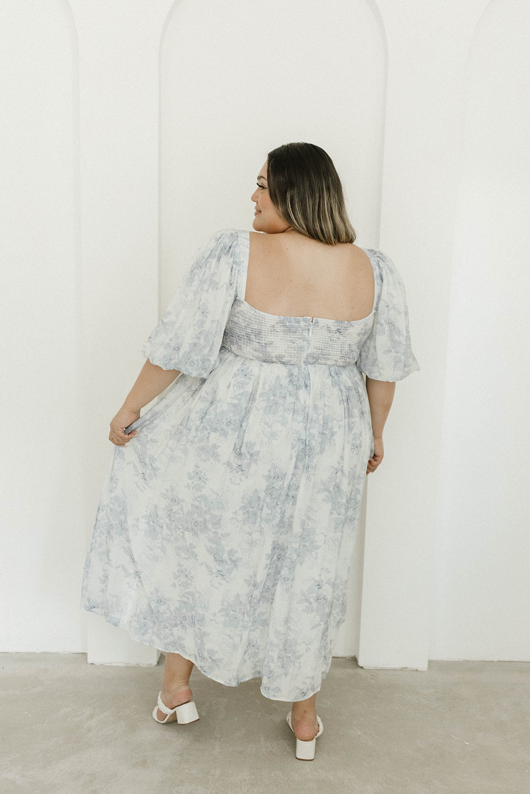 Harlow Maxi Dress - Light Blue Floral Maternity Dress | Bump Friendly & Size Inclusive (S-3XL) | Perfect for Pregnancy, Beach Vacations & Summer Weddings