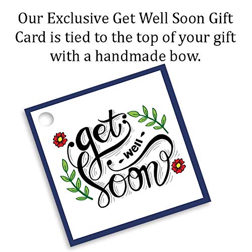 Best Get Well Soon Gift Basket for Men & Women - Thoughtful Recovery Care Package After Surgery - Perfect for Hospital, Home & Healing