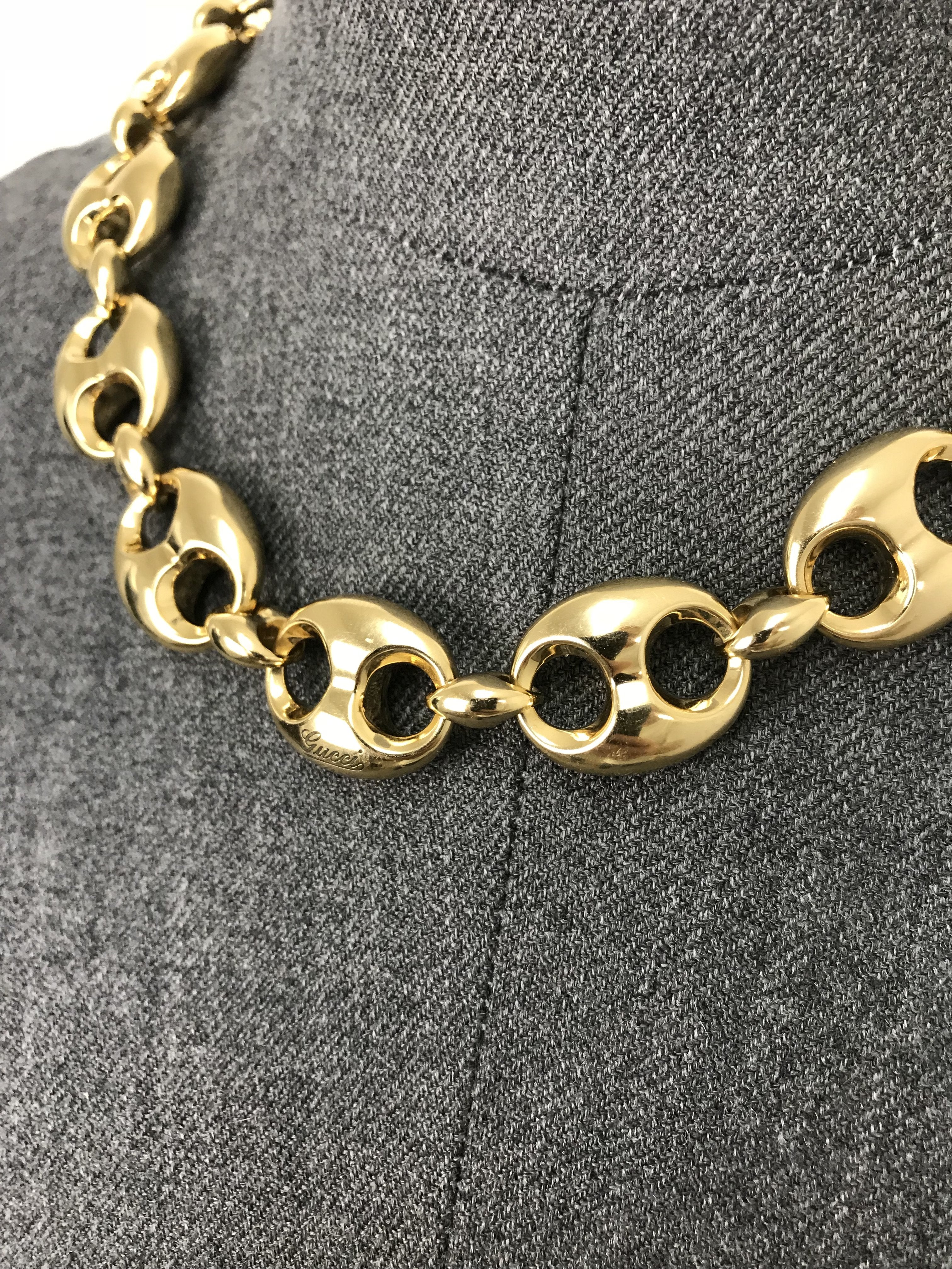 Gucci Marina 18k Yellow Gold Chain Necklace for Women - Luxury Italian Jewelry for Everyday Wear, Gifts & Special Occasions