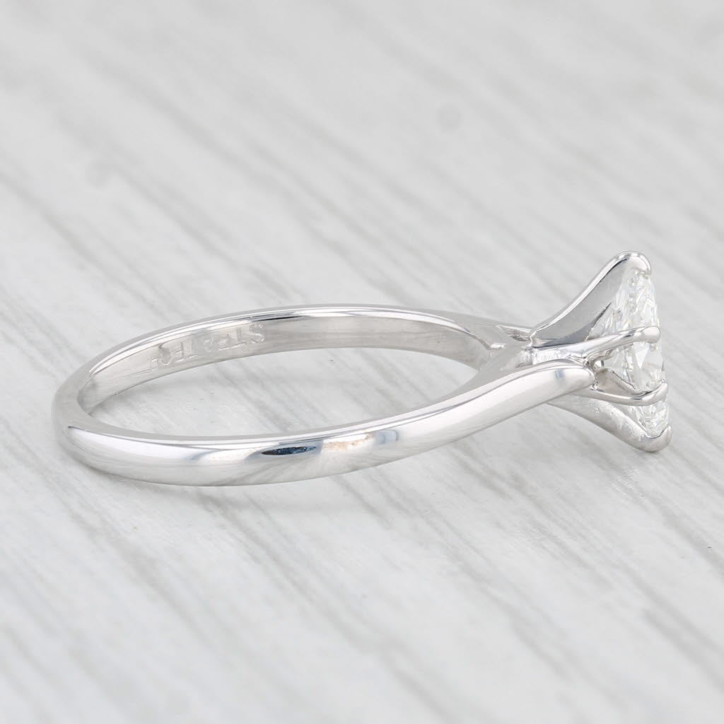 0.46ctw VS2 Marquise Cut Solitaire Diamond Engagement Ring in 14k White Gold - Size 6.25 - Perfect for Proposals, Anniversaries & Special Occasions