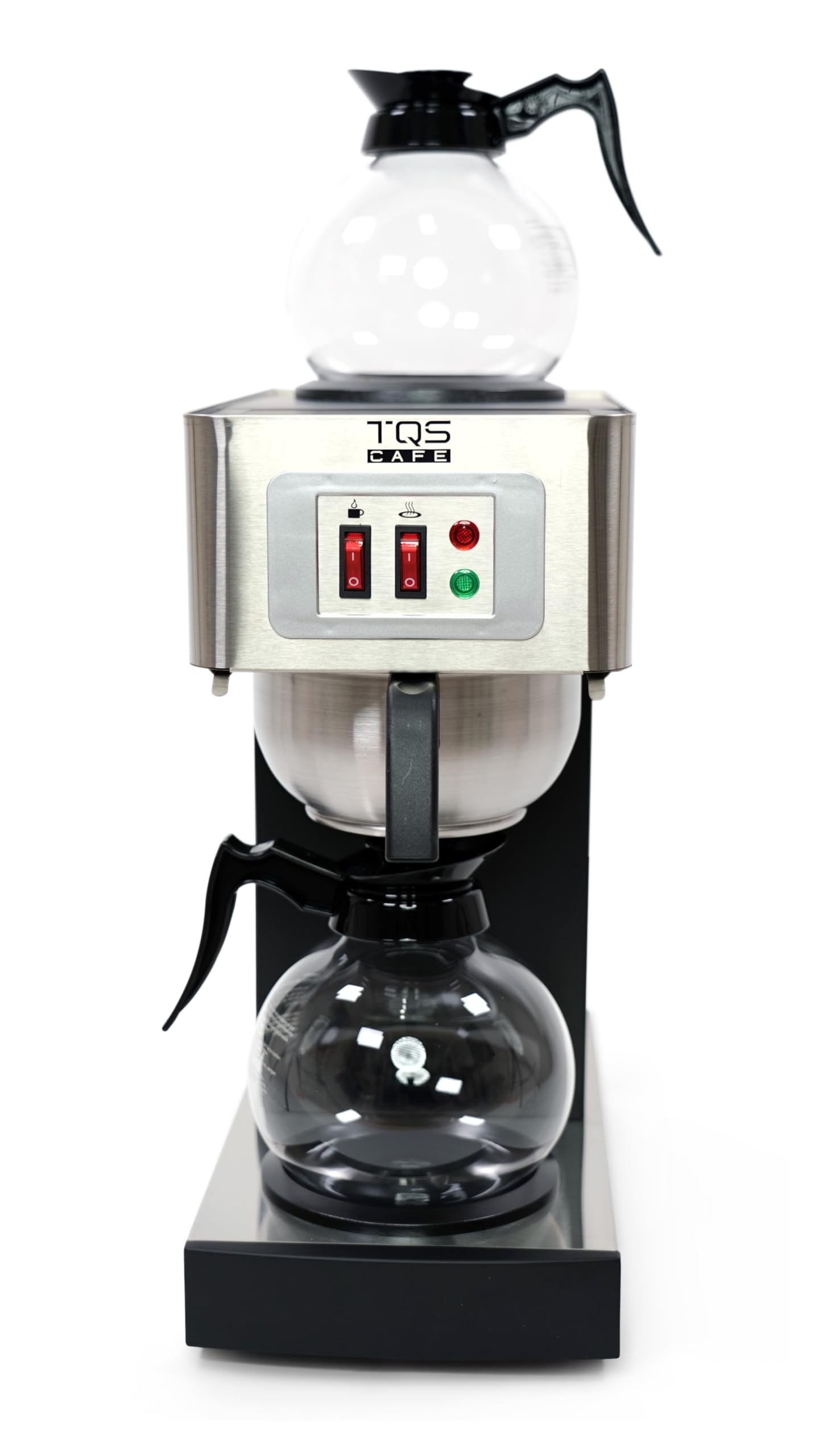 12-Cup Commercial Coffee Maker Stainless Steel - High Capacity Double Coffee Machine for Office, Restaurant & Cafe Use - Durable Industrial Coffee Brewer - Perfect for Busy Workplaces, Hospitality & Food Service Businesses