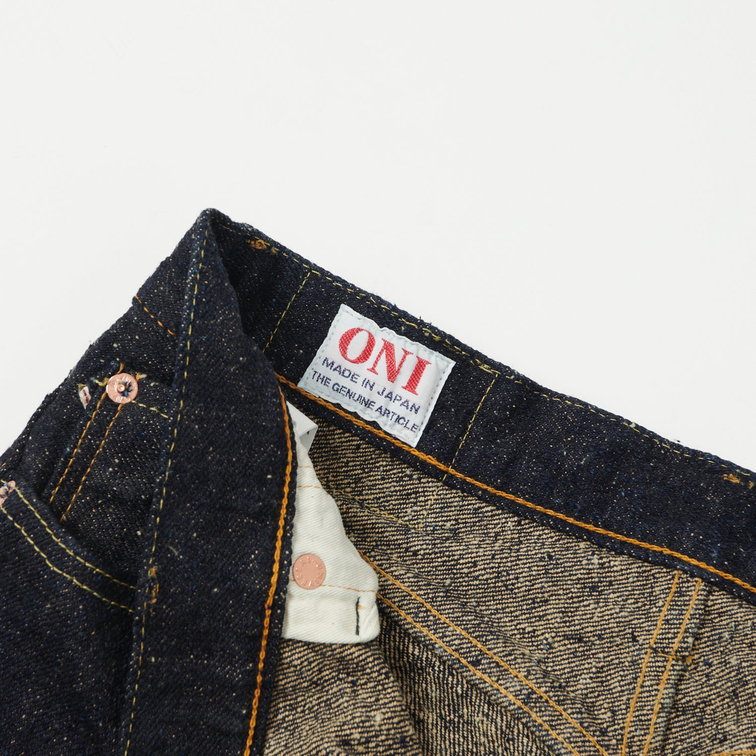ONI 622 'Asphalt' 20oz Regular Tapered Selvedge Jeans - One Wash Denim for Men | Perfect for Casual Wear, Street Style & Everyday Outfits