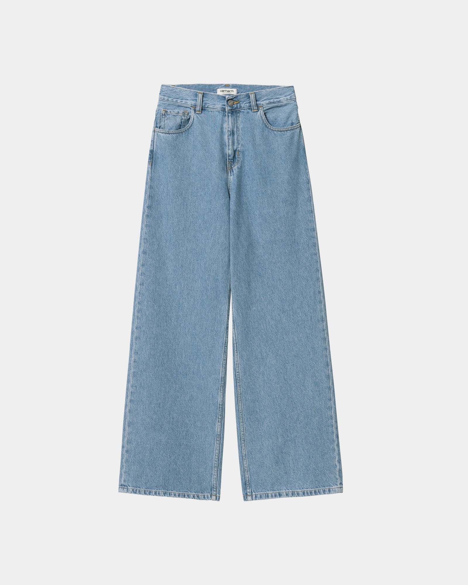Jane Women's High Waisted Blue Distressed Denim Jeans | Heavy Stone Wash | Comfortable & Stylish for Casual Wear, Work or Night Out