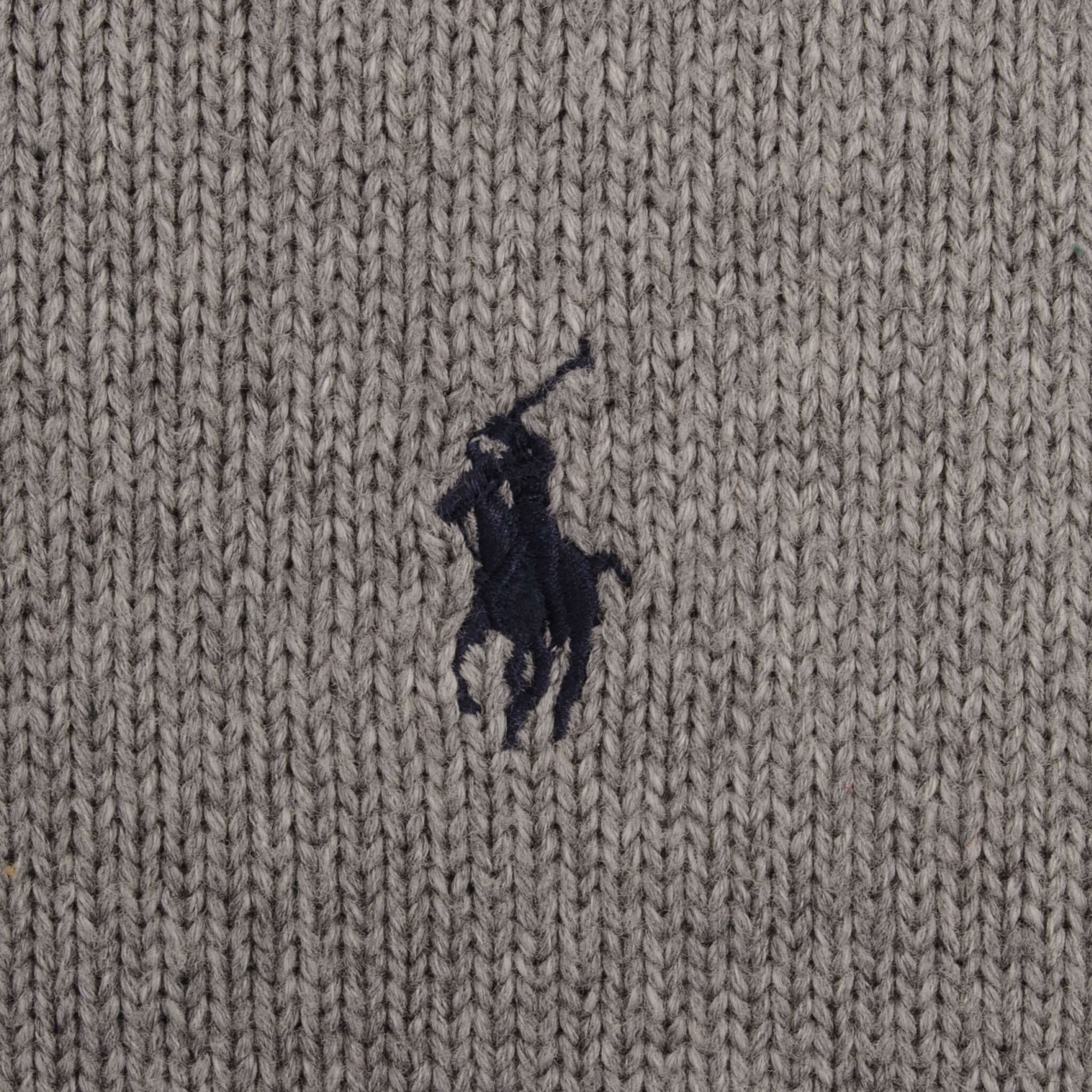 Ralph Lauren Men's Grey Knit Quarter Zip Sweater - Small Size | Casual Pullover for Work, Travel & Outdoor Activities