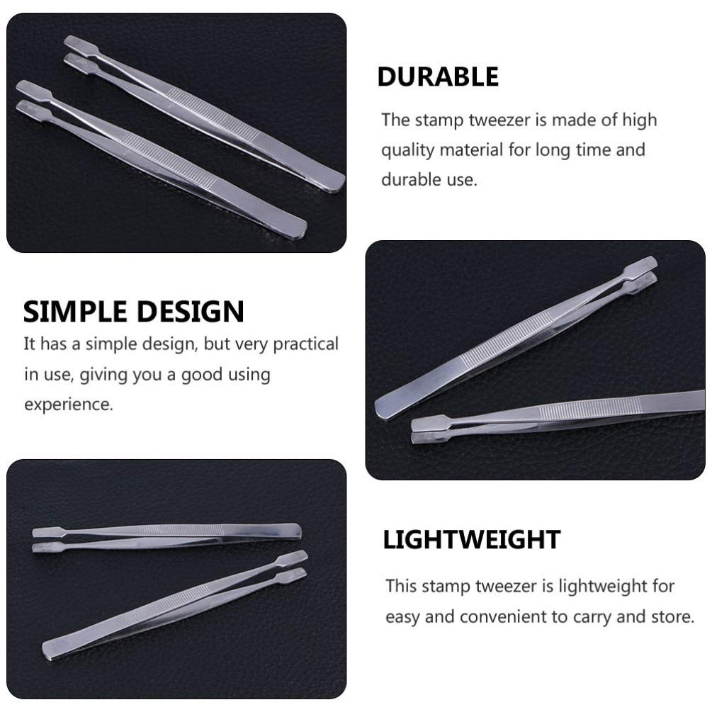 TEHAUX 3pcs Stainless Steel Eyelash Stamp & Nipper Set - False Eyelash Application Tool for Professional & Home Use - Perfect for Eyelash Extensions, Salon Styling & DIY Beauty Care