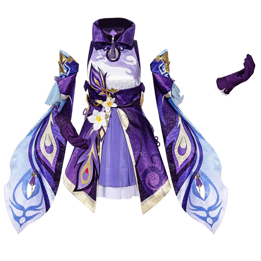 Genshin Impact Keqing Cosplay Costume - Official Anime Halloween Outfit for Conventions & Roleplay | Perfect for Cosplay Events, Halloween Parties & Themed Gatherings