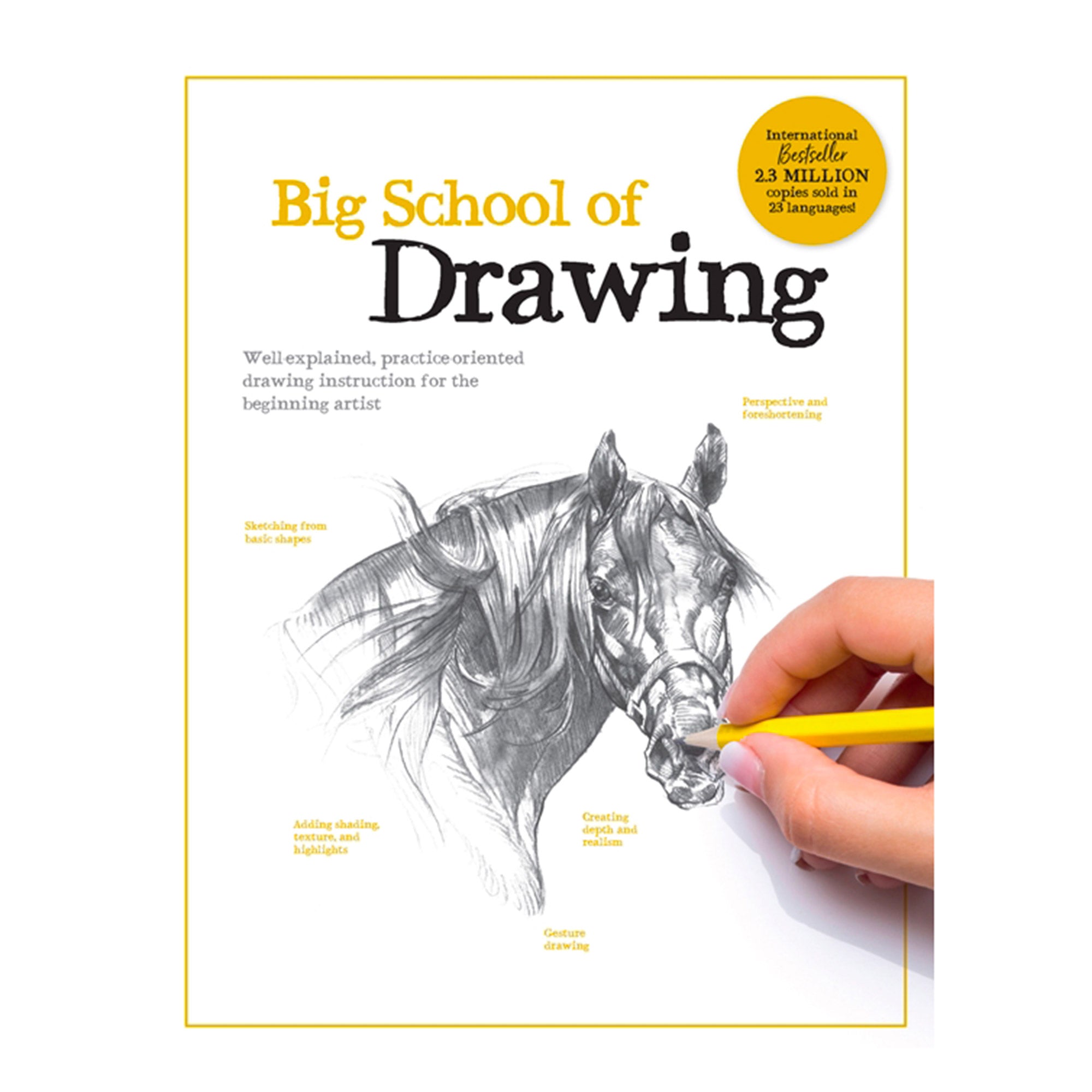 Big School of Drawing - Learn to Draw Like a Pro | Step-by-Step Drawing Tutorials for Beginners & Advanced Artists | Perfect for Home Learning, Art Classes & Creative Gifts