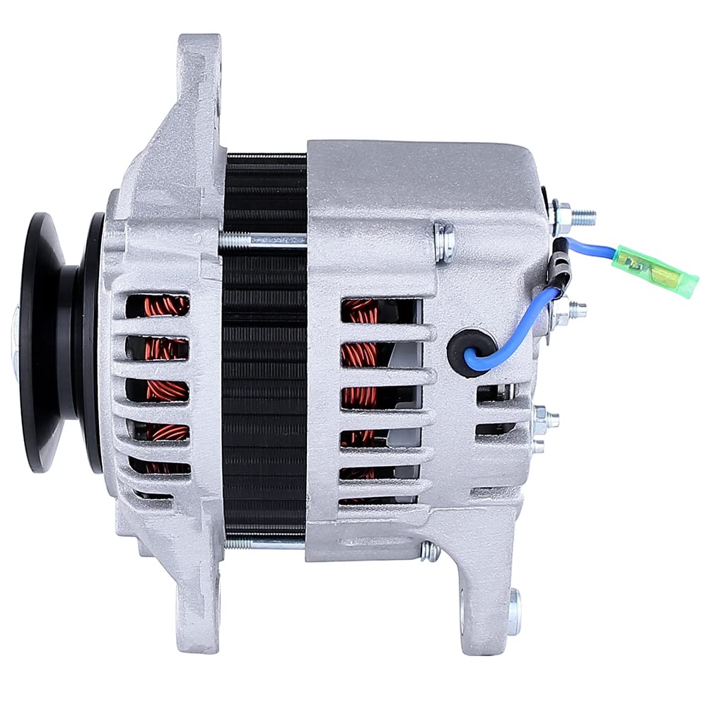 RAREELECTRICAL New Alternator for Samsung Excavator SE50-3 4TNE94 & Yanmar LR140-721C - Perfect Replacement Part for Construction Equipment & Heavy Machinery