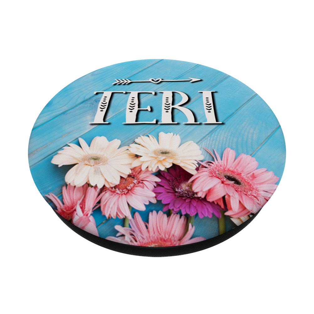 Teri Flowers Gift - Rose, Pink, Blue & Black Barnboard Floral Arrangement | Perfect for Home Decor, Weddings & Special Occasions