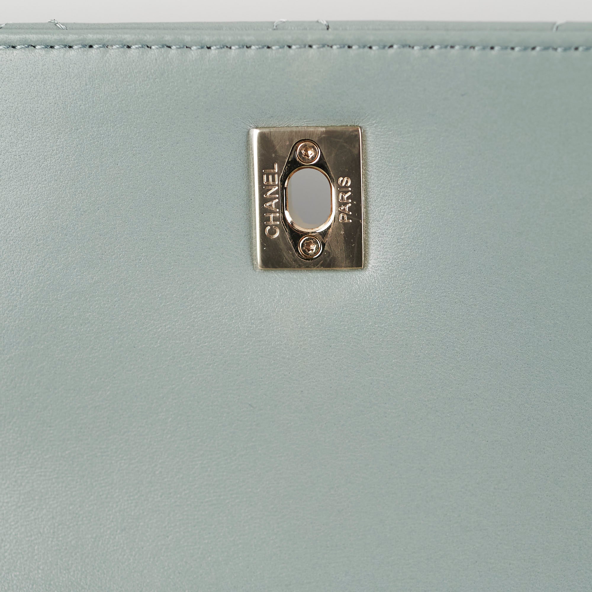Chanel Large Trendy CC Top Handle Bag in Blue & Green - Luxury Designer Handbag for Women, Perfect for Parties, Work & Everyday Use