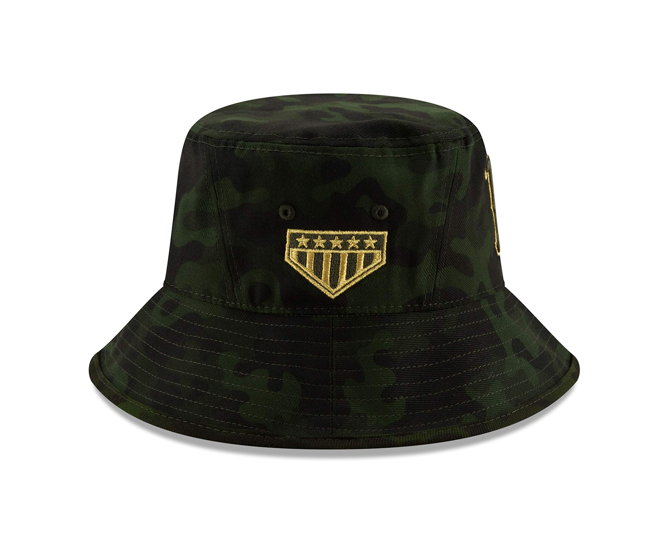 New Era MLB 2019 Armed Forces Day Bucket Hat Cap One Size Fits Most - Baseball Fan Gear for Outdoor Games & Patriotic Events