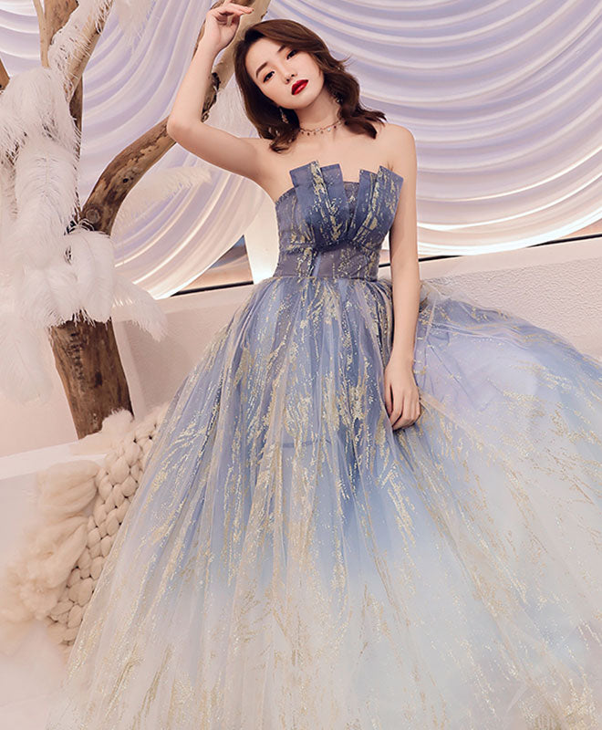 Elegant Royal Blue Tulle Long Prom Dress for Women - Formal Evening Gown for Graduation, Homecoming & Special Occasions | Perfect for Prom Night, Wedding Guest & Black Tie Events