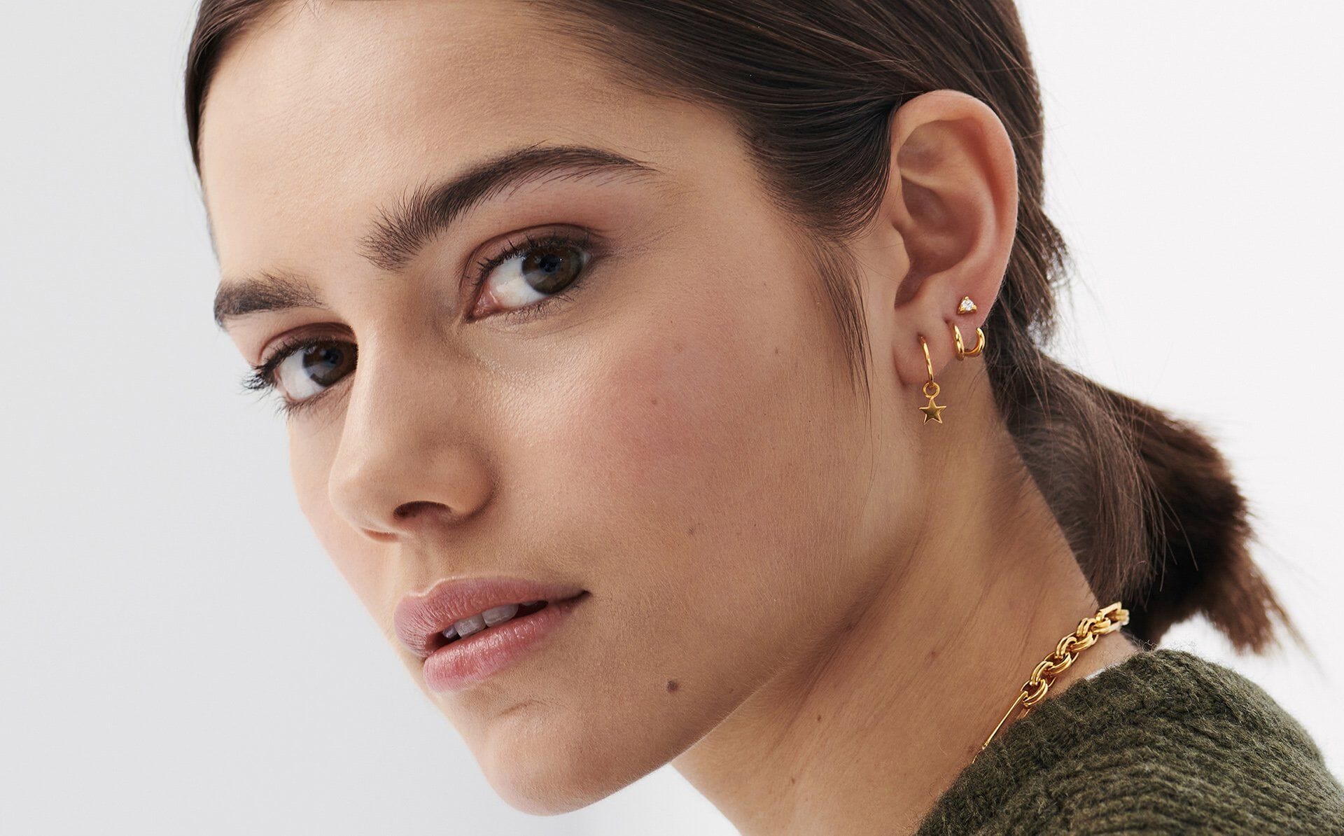 Sparkling Prism Stud Earrings for Women - Hypoallergenic Cubic Zirconia Earrings for Daily Wear, Gift Giving & Special Occasions