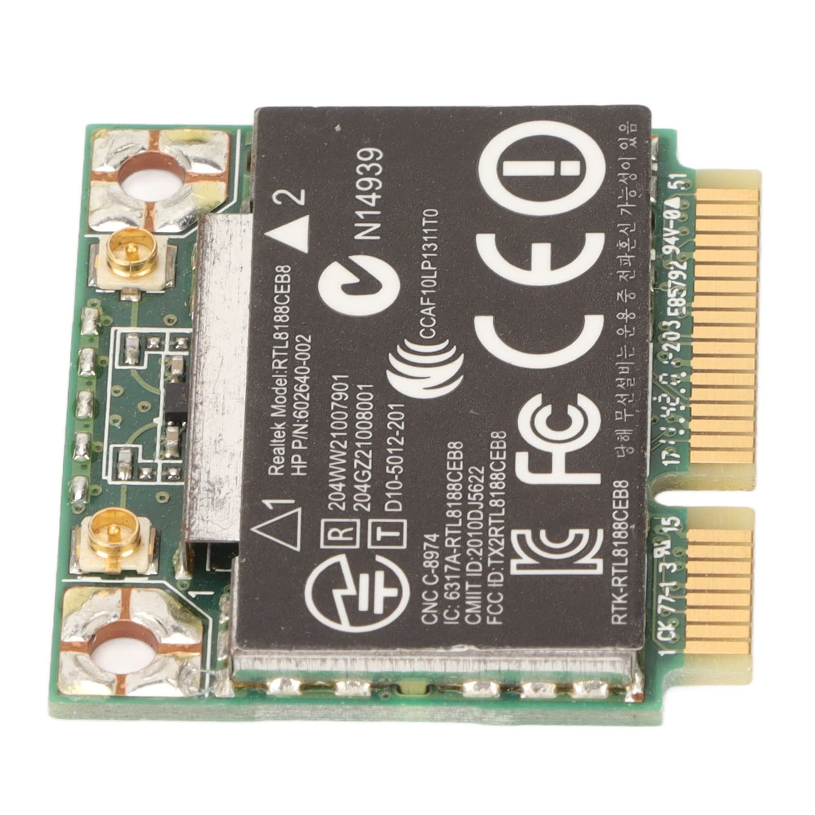 Gaeirt Mini PCIE WiFi Card for Laptop - 2.4GHz Wireless Network Adapter with PCB Material & 2 Screws - Wide Compatibility for HP Dell Lenovo Laptops - Perfect for Home Office & Gaming Connectivity