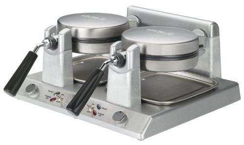 Waring WW250 Commercial Belgian Waffle Maker - 50 Waffles Per Hour | Professional Restaurant & Breakfast Buffet Equipment for Hotels, Cafes & Catering Services