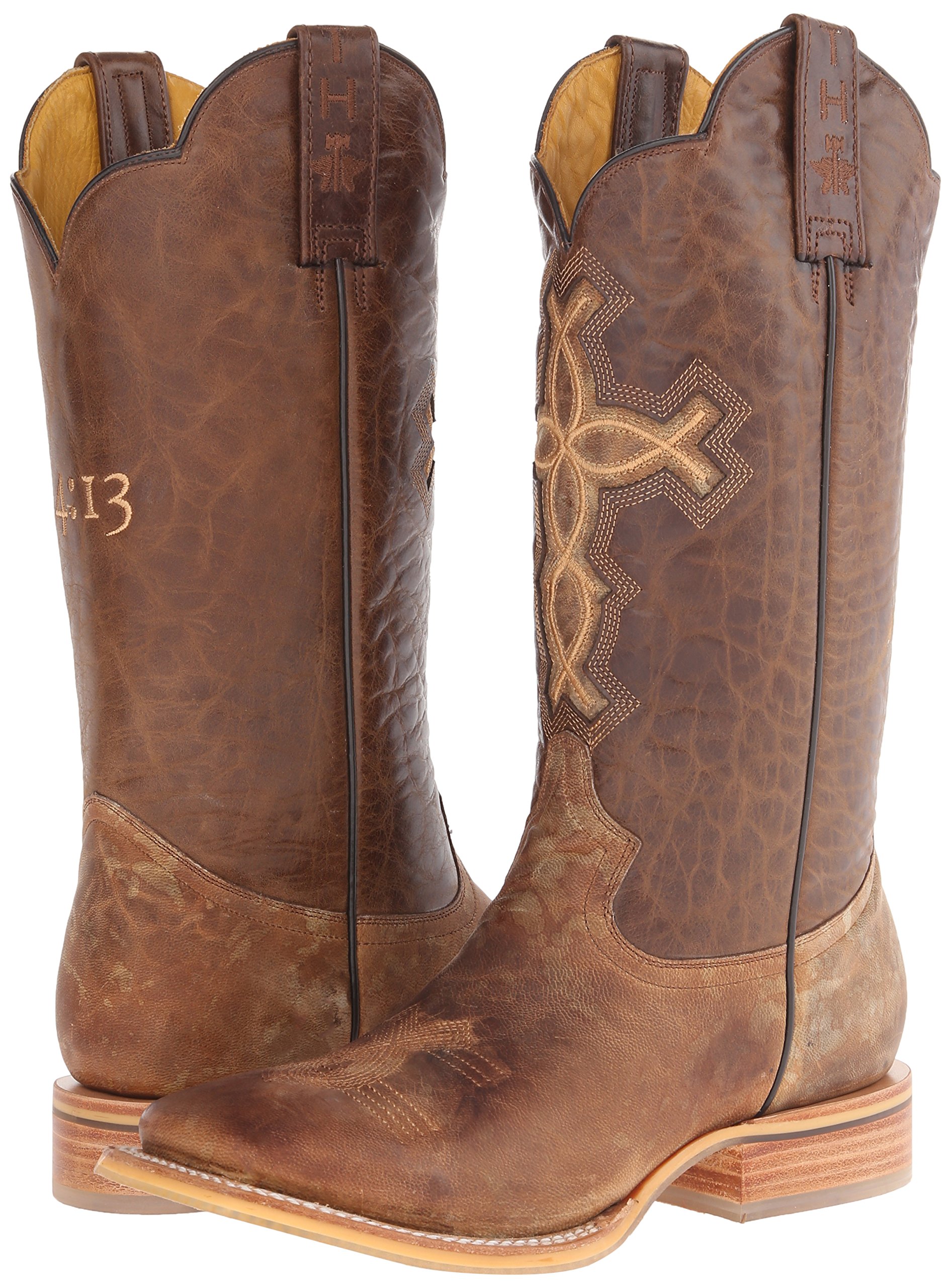 Tin Haul Men's Cowboy Boots - Western Style Leather Boots for Men | Durable & Comfortable Riding Boots for Country, Rodeo & Outdoor Activities