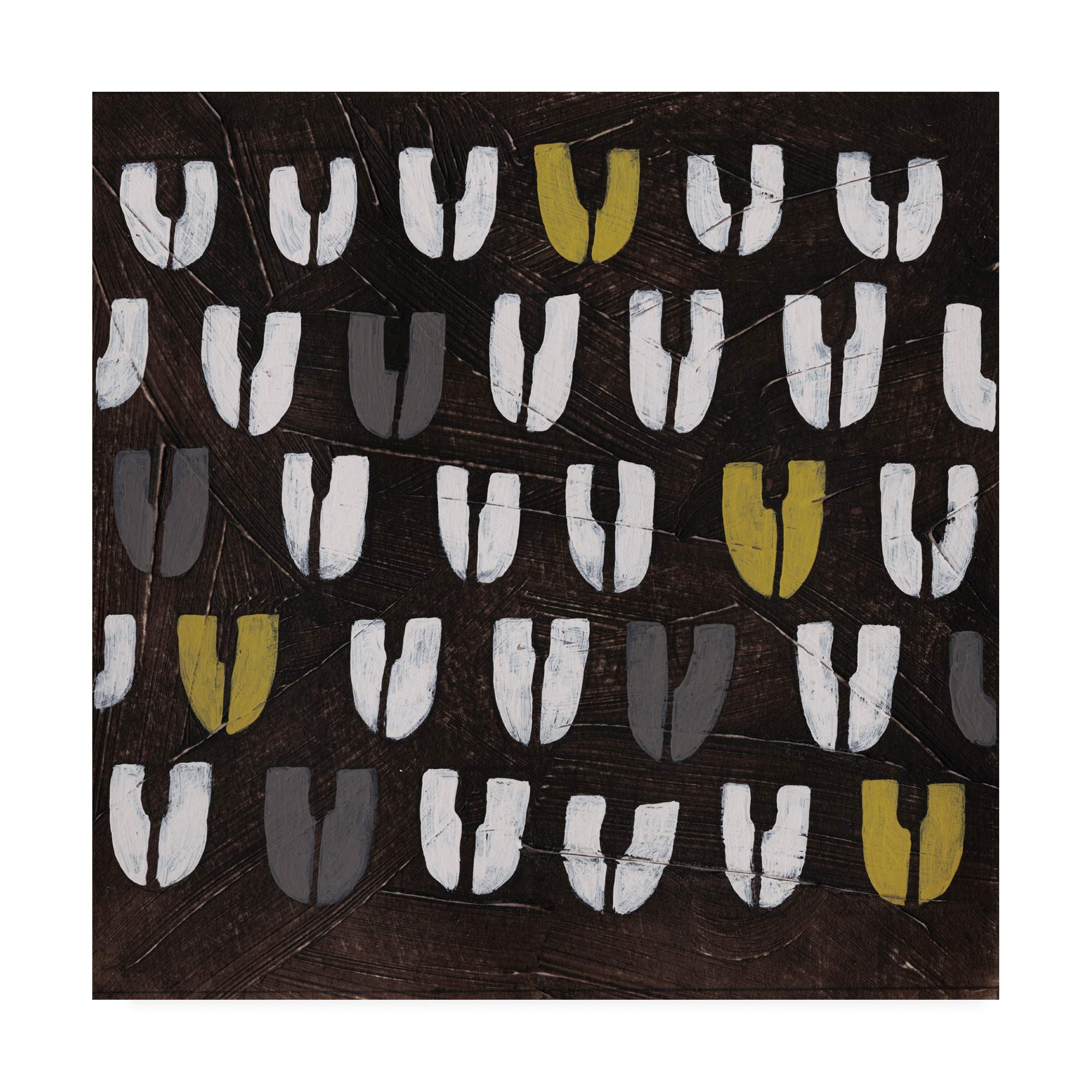 Trademark Fine Art Algorithm V by June Erica Vess - 18x18 Inch Square Canvas Wall Art - Perfect for Modern Living Rooms, Office Decor & Gift Ideas